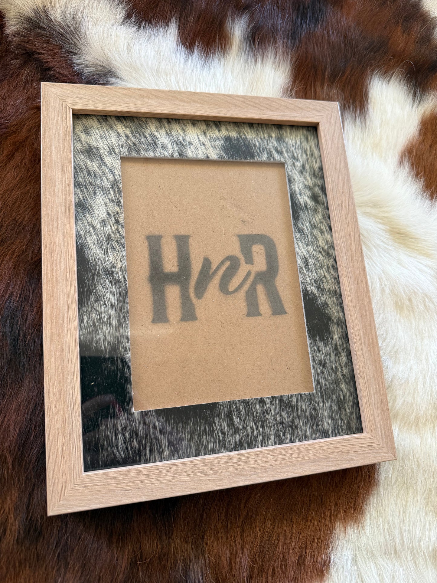 Various Cowhide Photo Frames- 8x10"