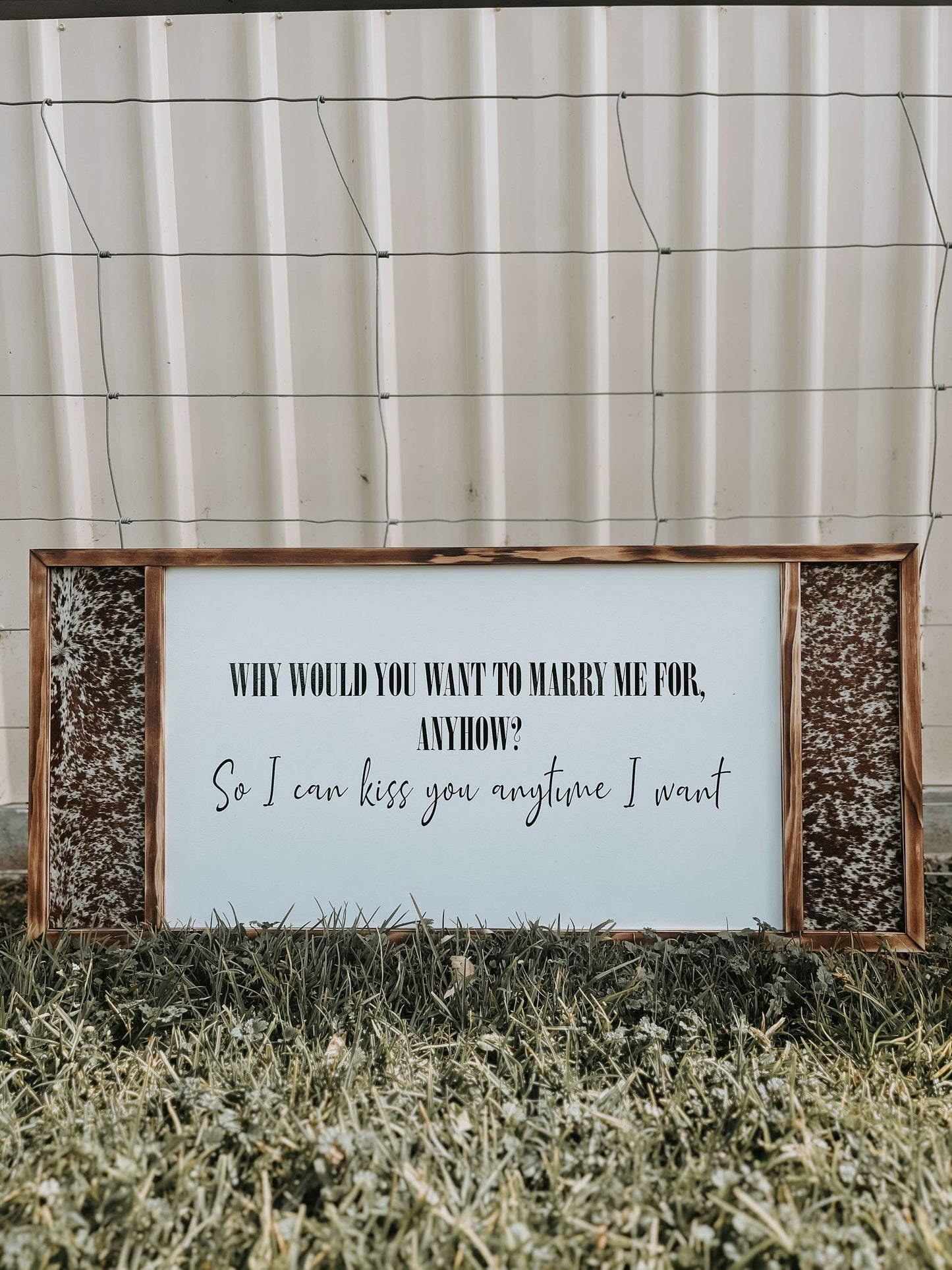 Standard Cowhide Sign