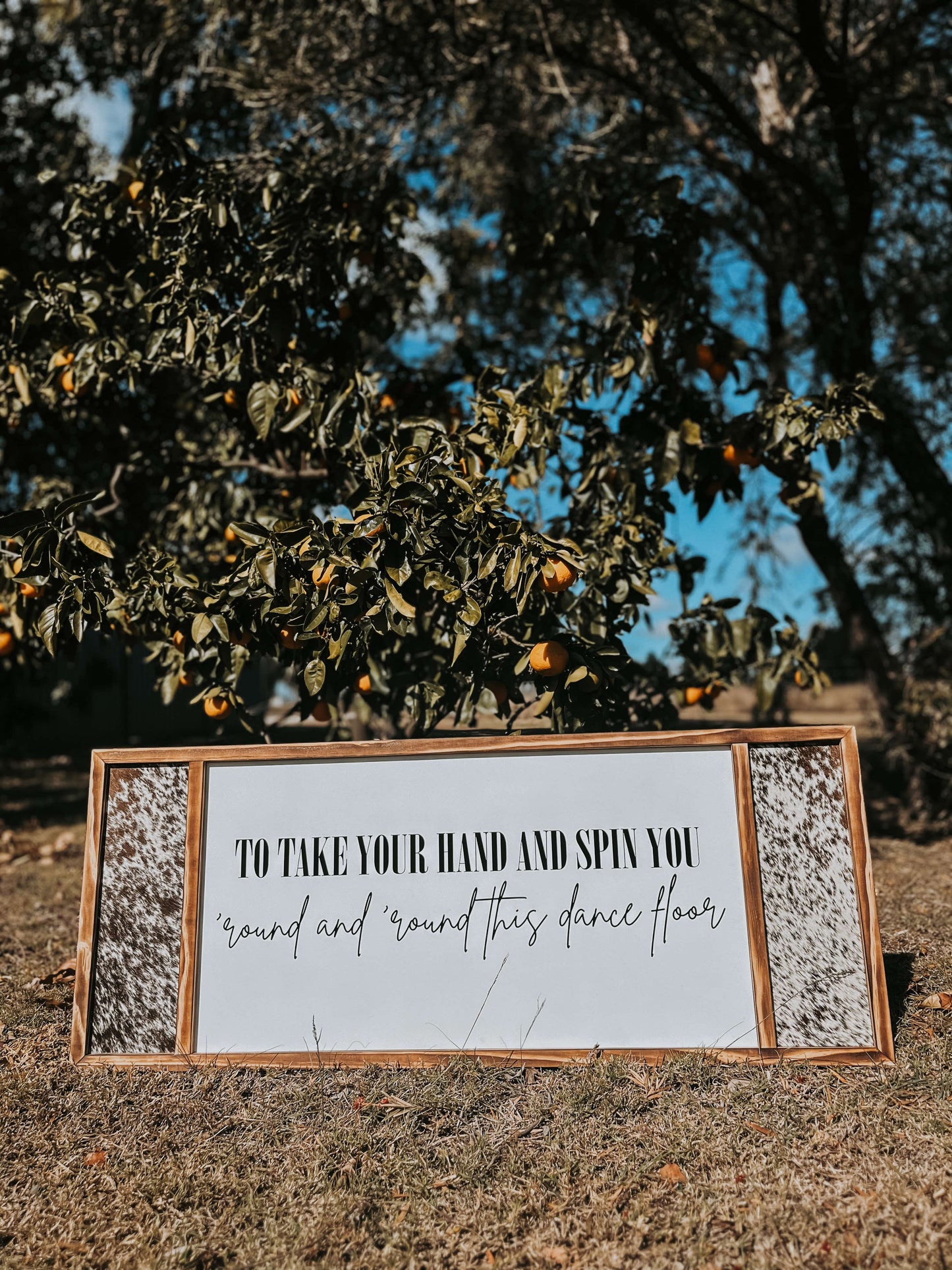 Standard Cowhide Sign