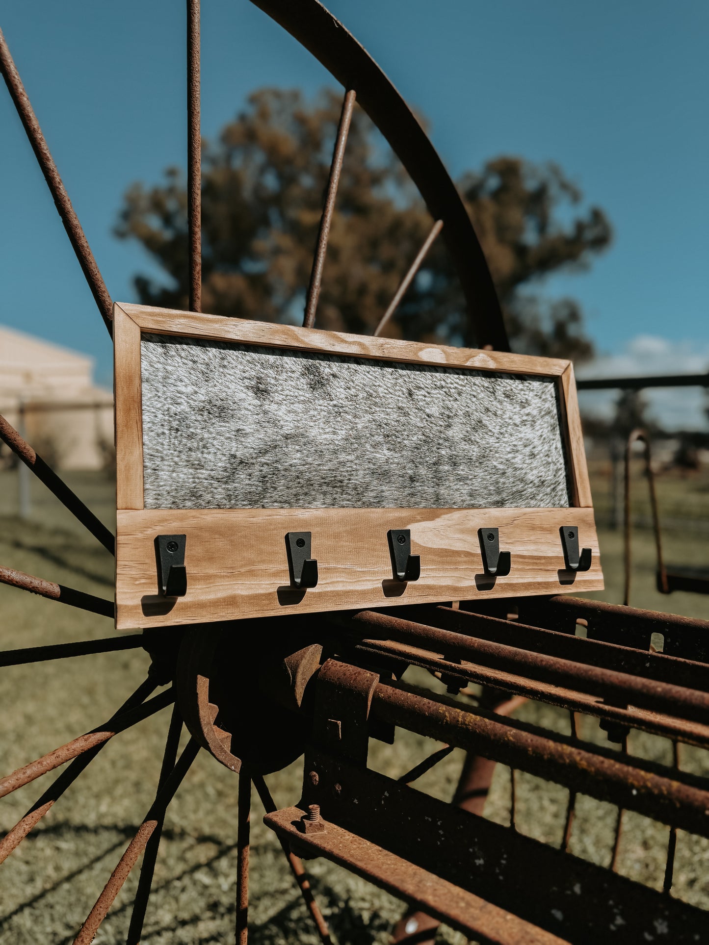 Leather Key Rack