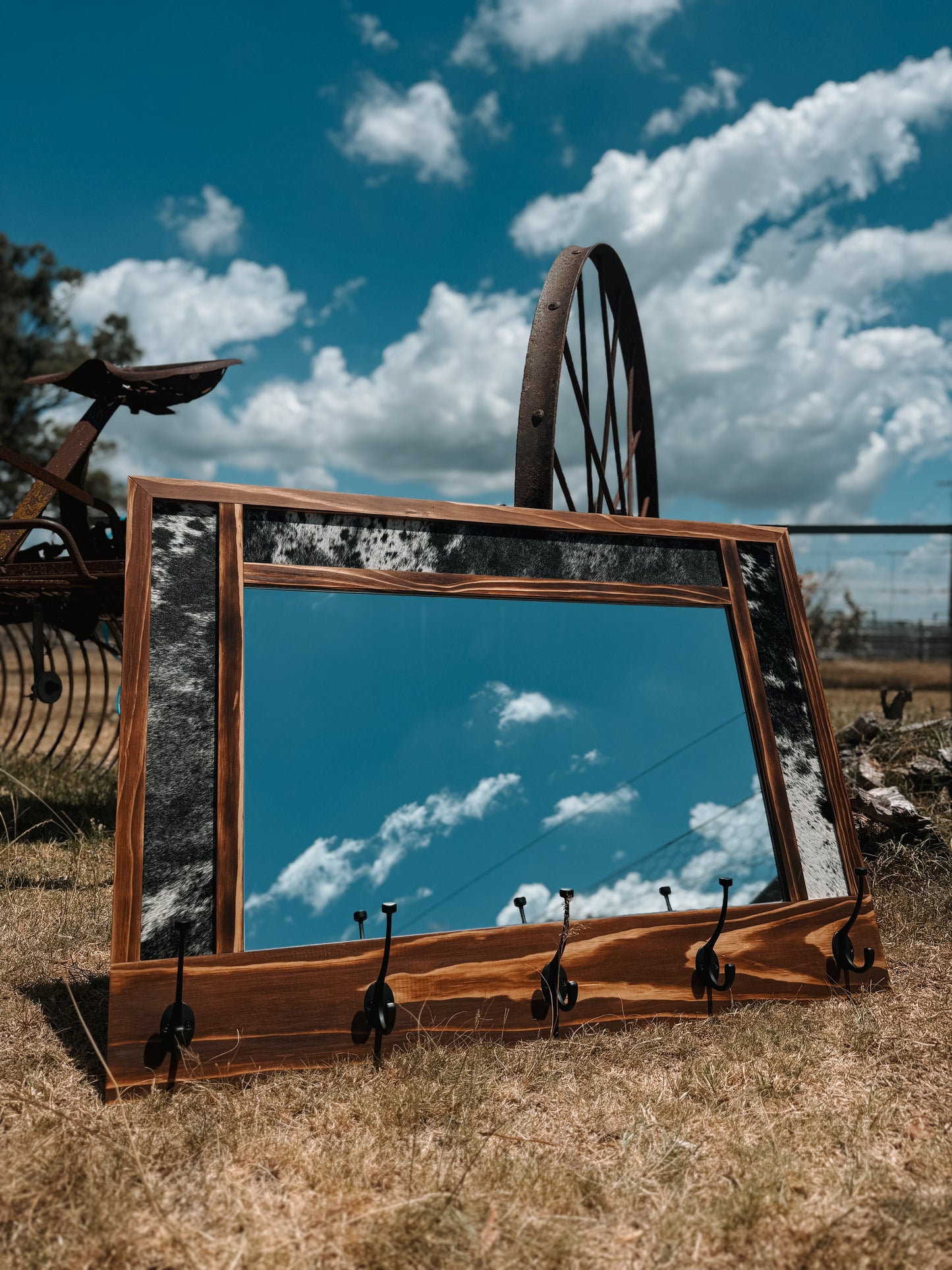 Iconic Hat Rack Mirror