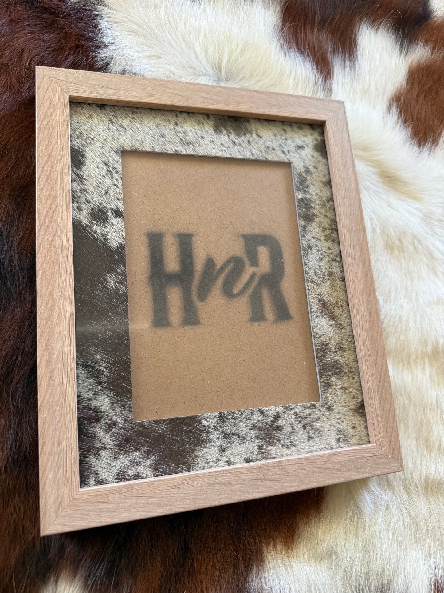 Various Cowhide Photo Frames- 8x10"