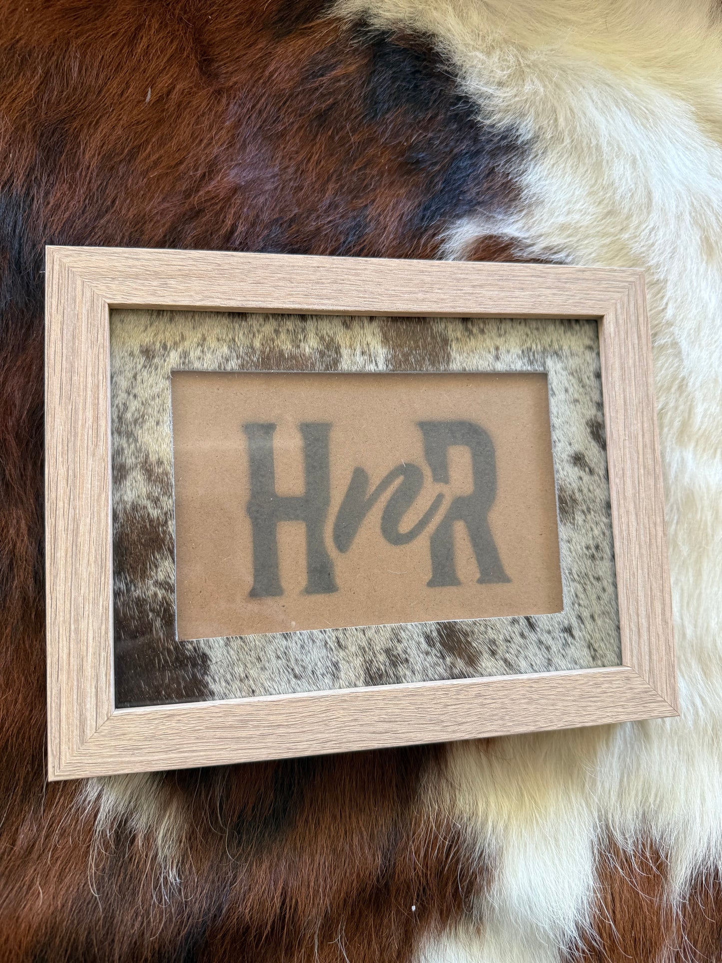Various Cowhide Photo Frames- 6x8"