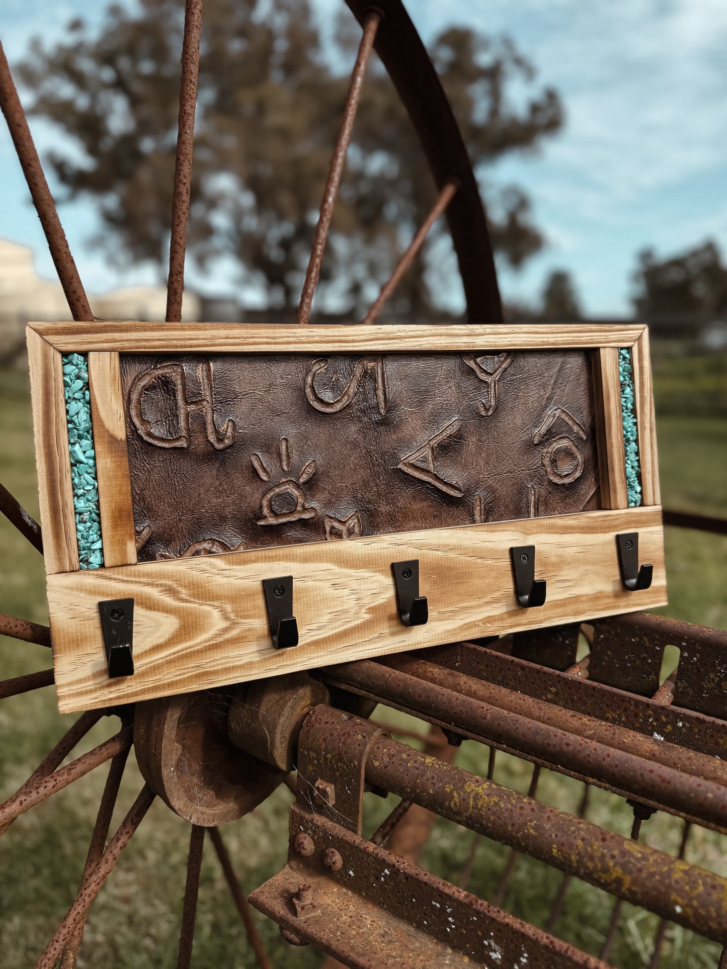 Leather Key Rack