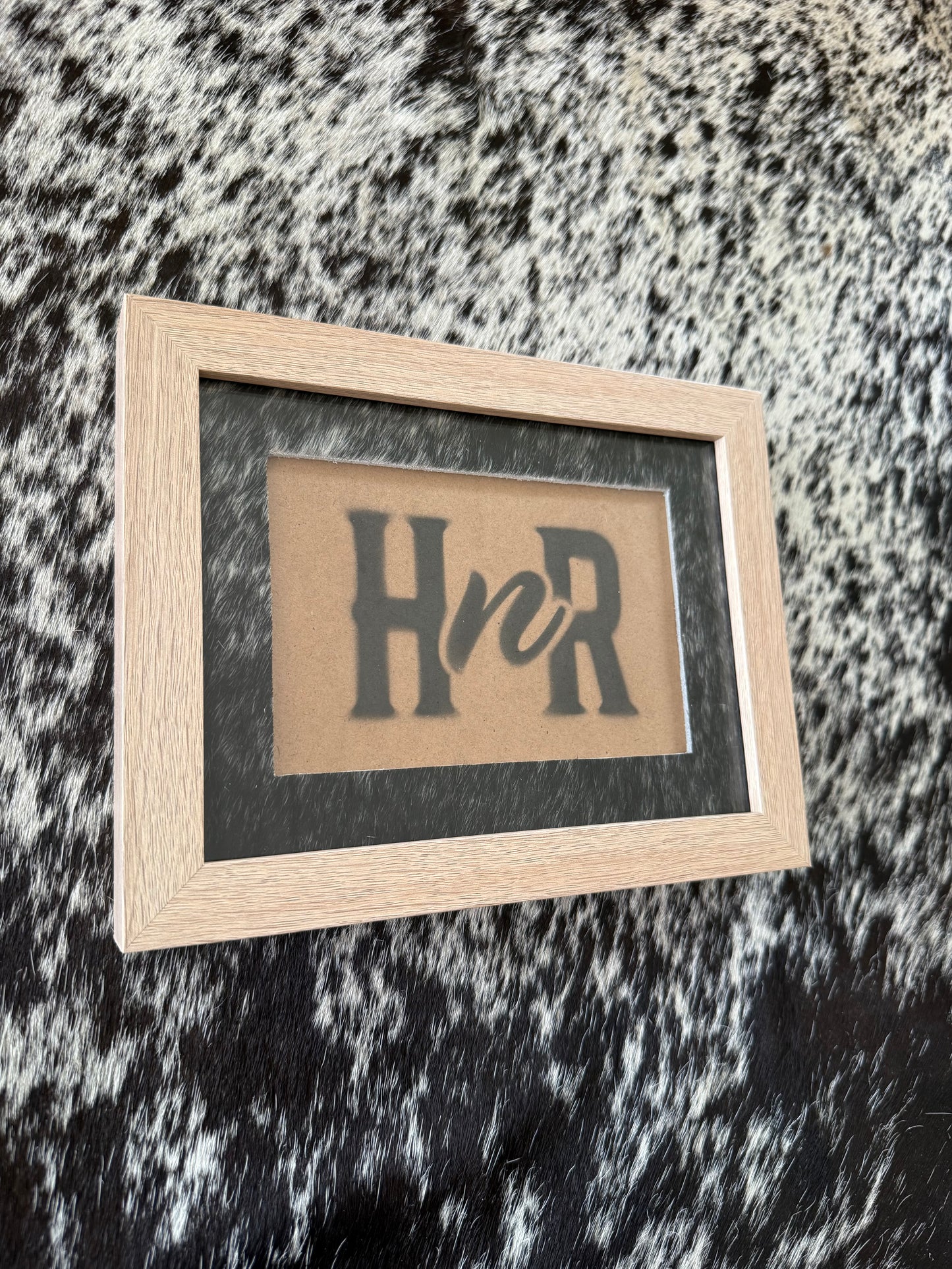Various Cowhide Photo Frames- 6x8"