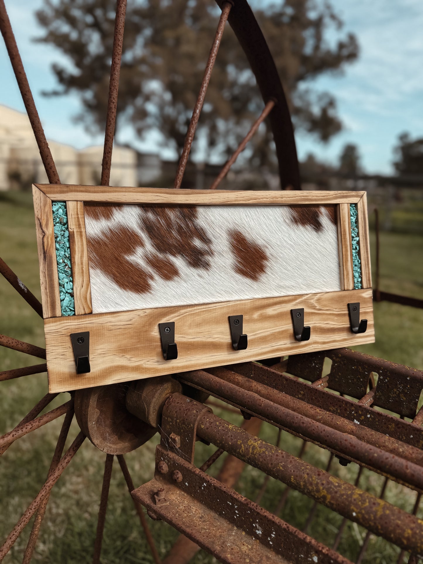 Leather Key Rack