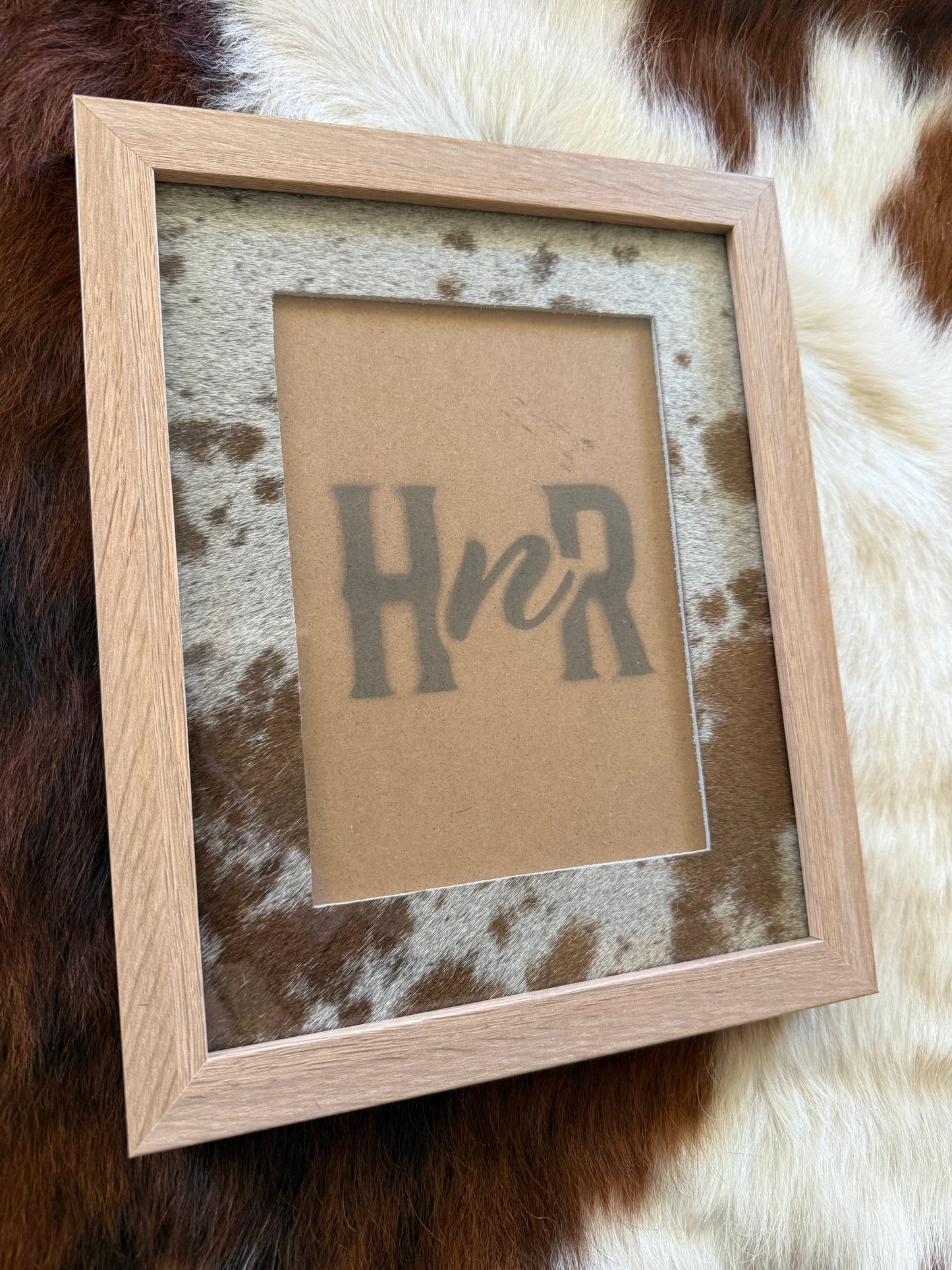 Various Cowhide Photo Frames- 8x10"