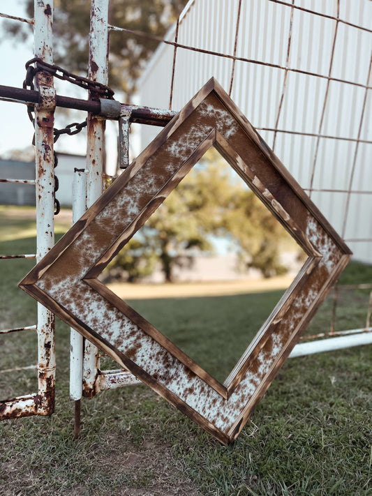 4-sided Mini Cowhide Mirror