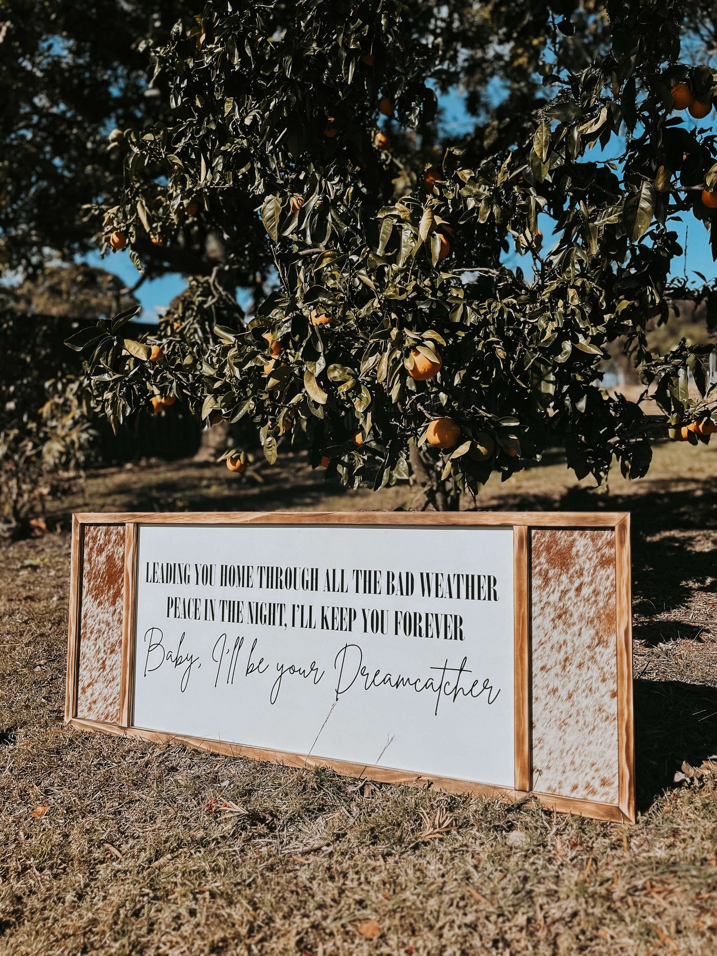 Standard Cowhide Sign