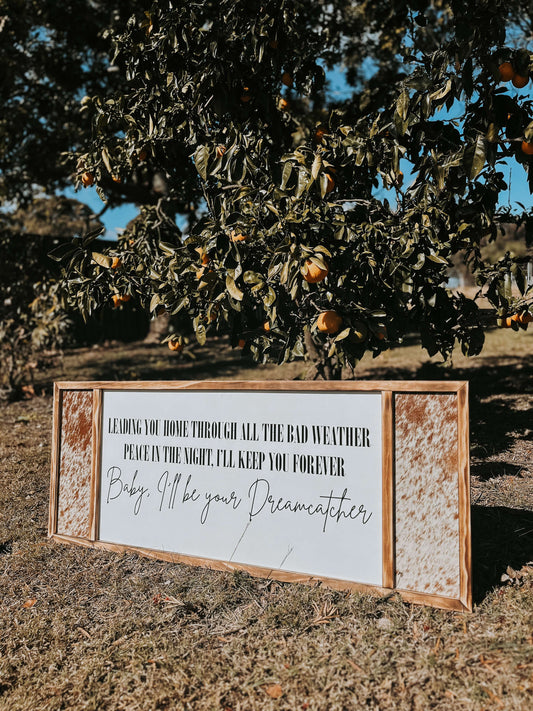 Standard Cowhide Sign