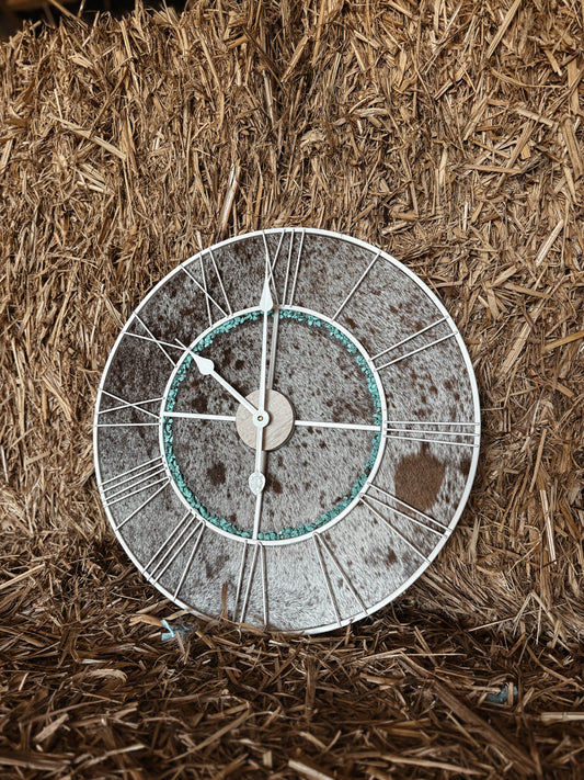 Western Leather Clocks