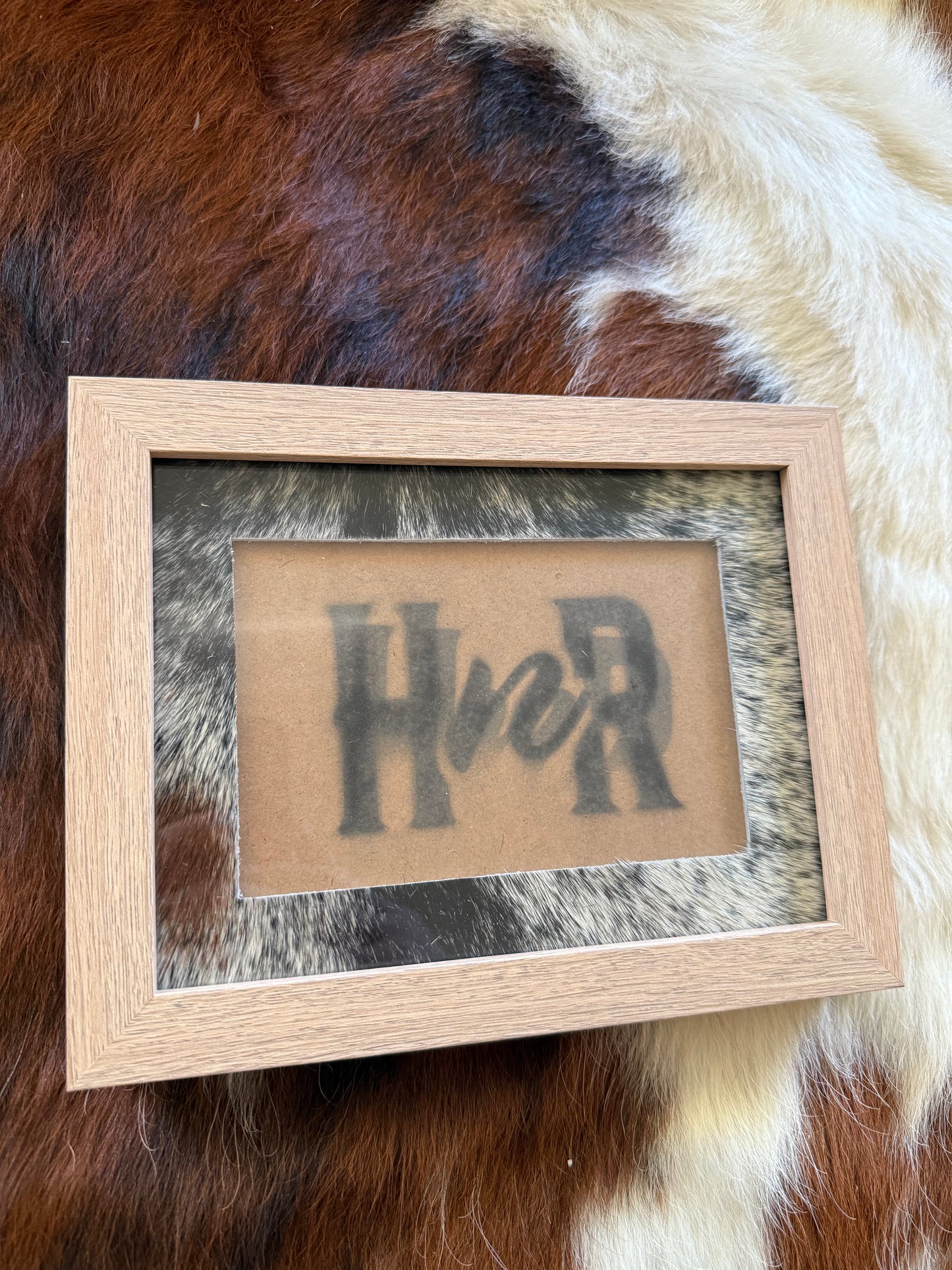 Various Cowhide Photo Frames- 6x8"
