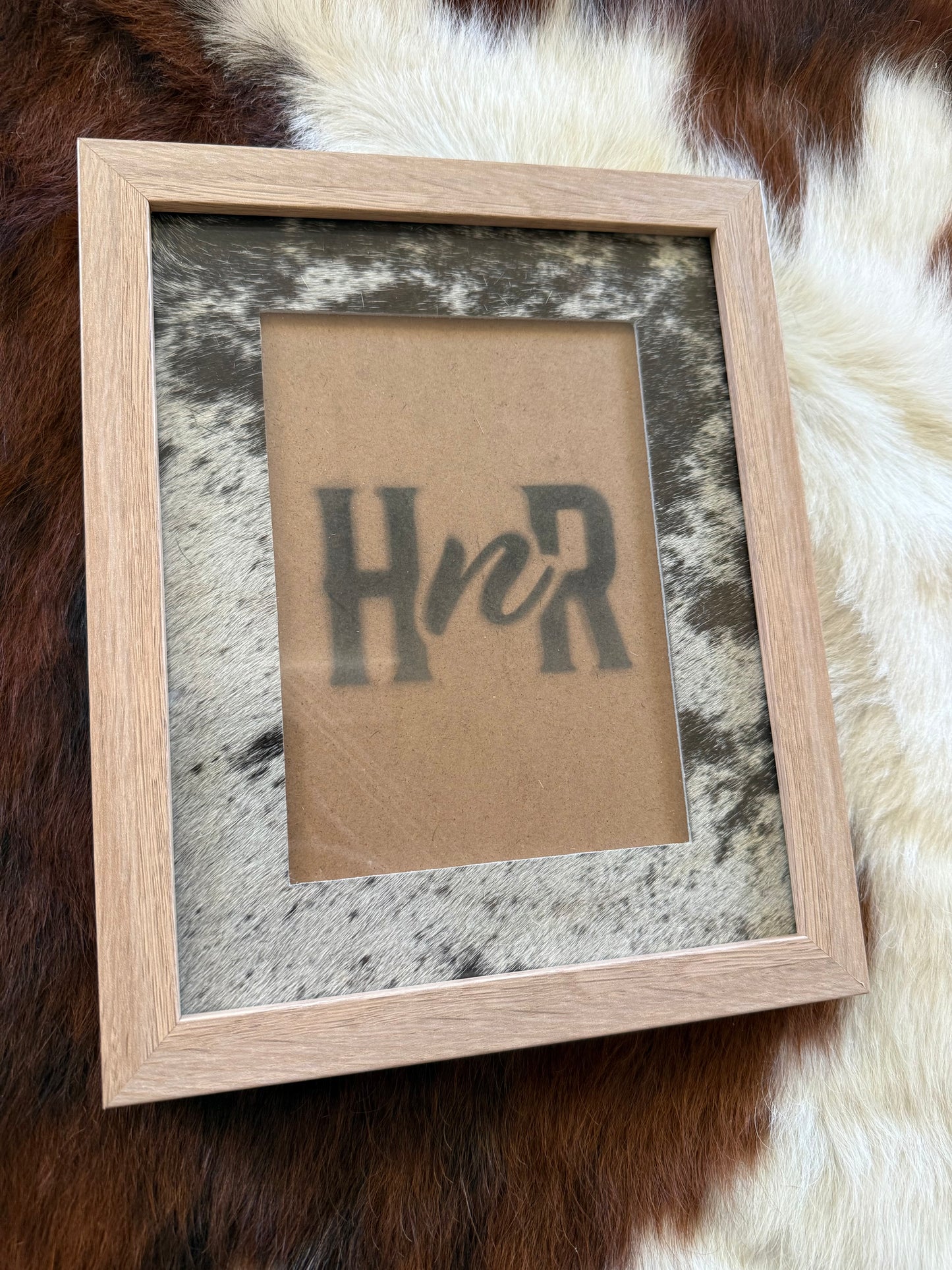 Various Cowhide Photo Frames- 8x10"