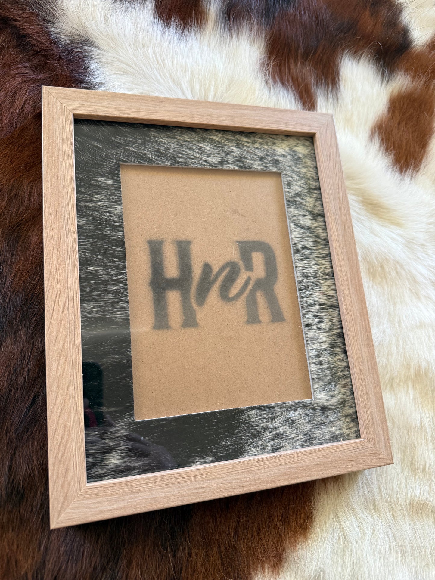 Various Cowhide Photo Frames- 8x10"