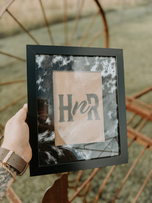 Cowhide Photo Frame- 8x10"