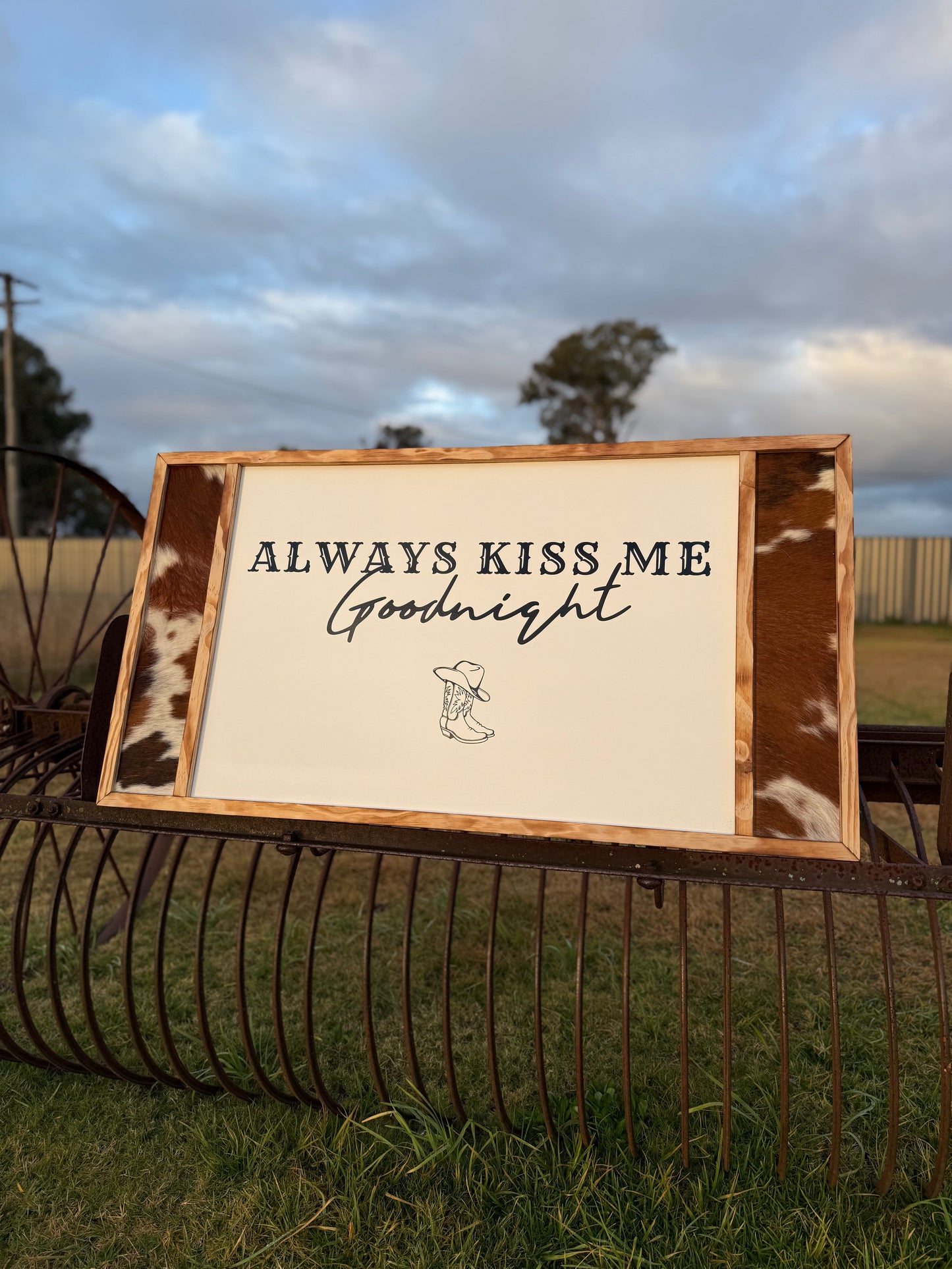 Standard Cowhide Sign