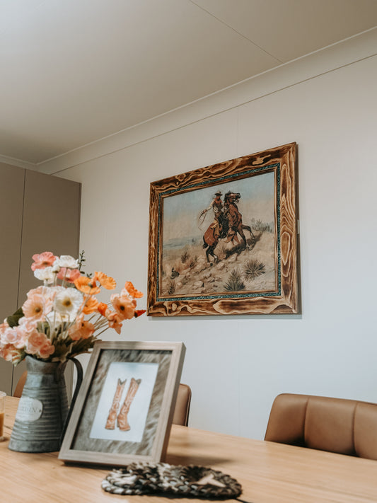 XL Turquoise Canvas Print