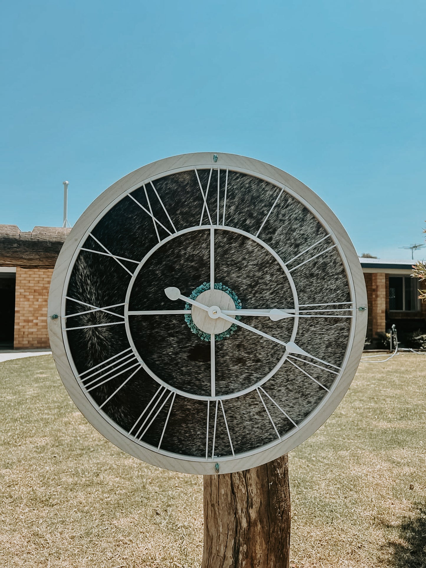 Western Leather Clocks