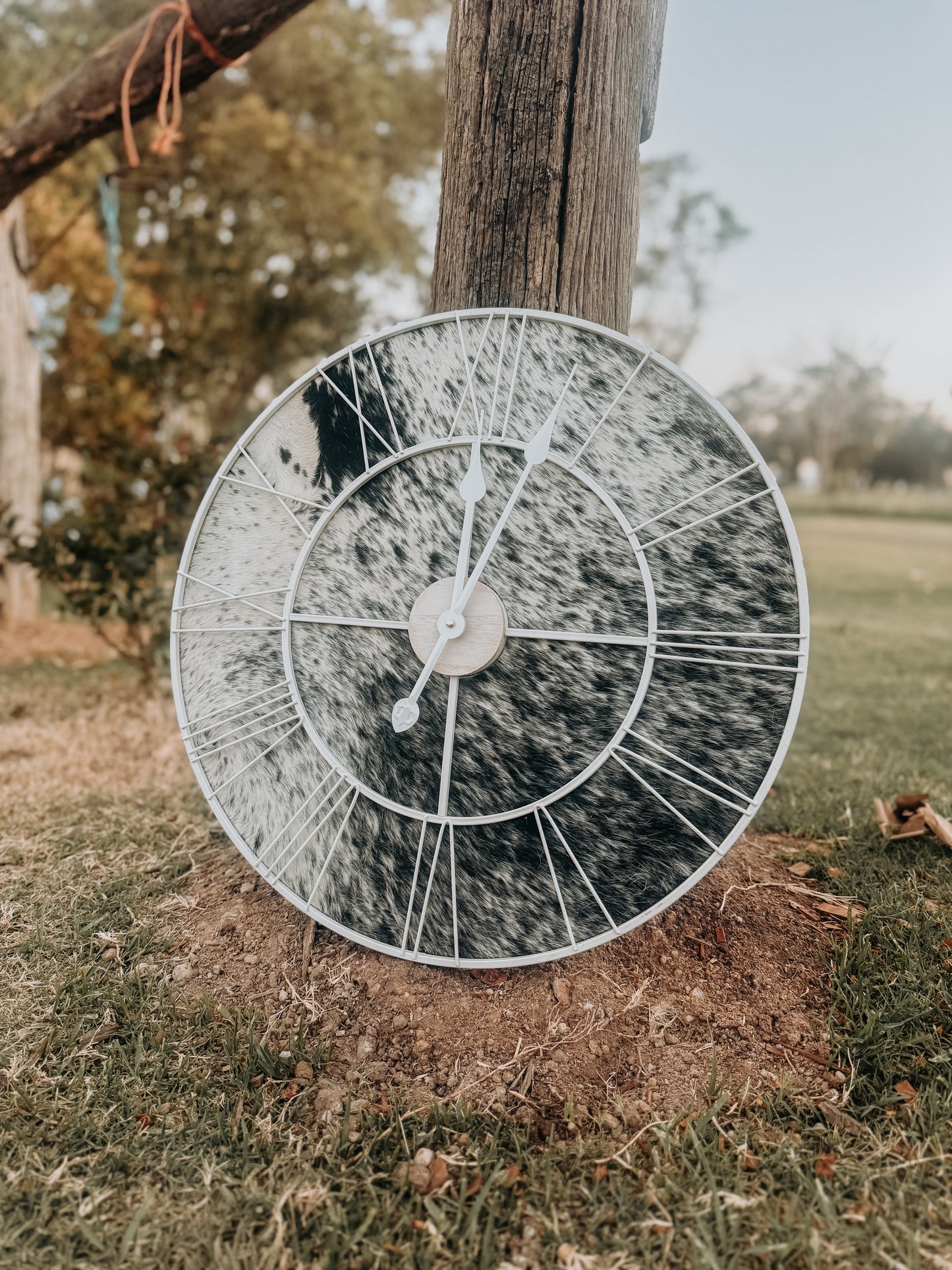 Western Leather Clocks