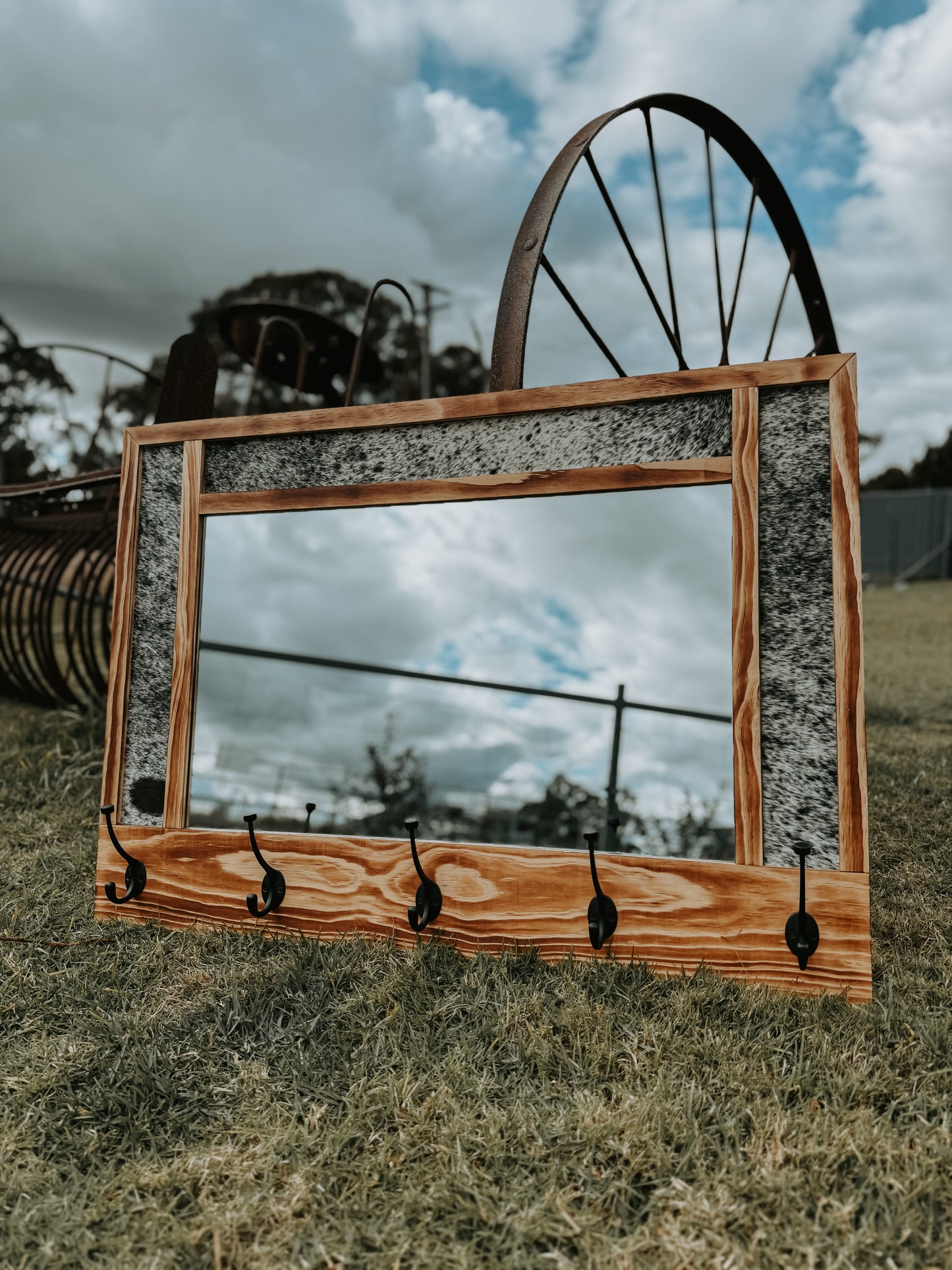 Iconic Hat Rack Mirror