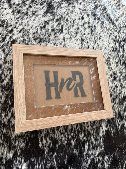 Cowhide Photo Frame- 6x8"
